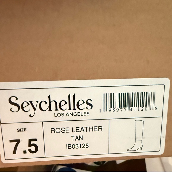 Seychelles Tan Leather Pointed Toe Boots - Picture 6 of 6